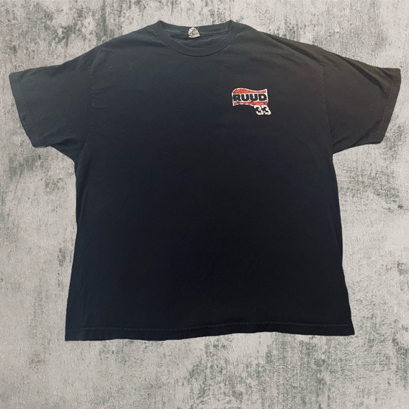 Ruud racing #33  nascar black graphic t shirt sz 2XL​ - Picture 2 of 3